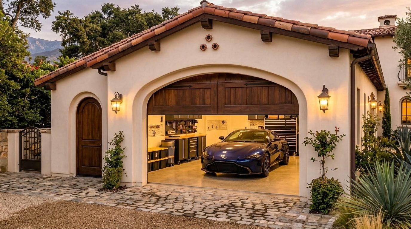 Maeve Garage Door Repairs Garage Door Gliding Open Revealing Warm Illuminated Interior
